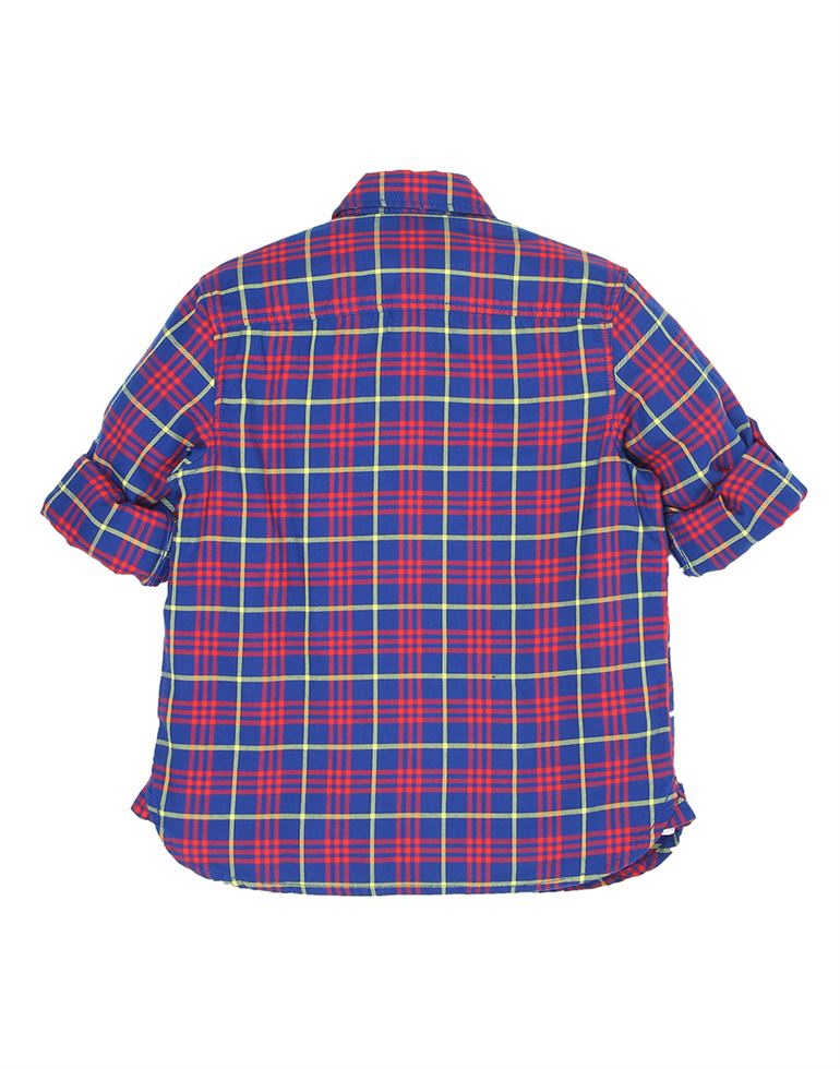 Indian Terrain Kids Boys Casual Wear Blue Shirt